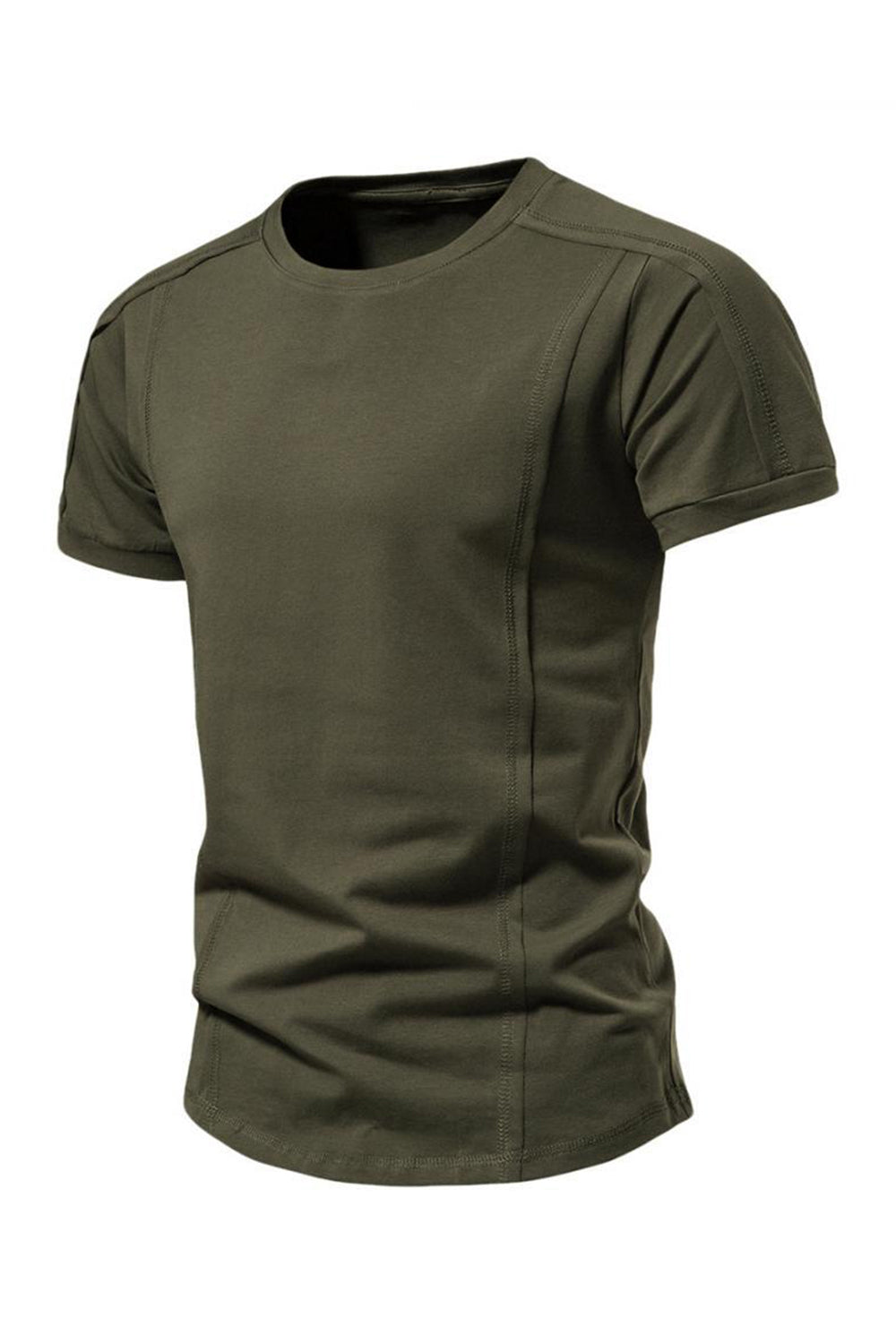 T-shirt d'été Slim Fit Noir pour homme