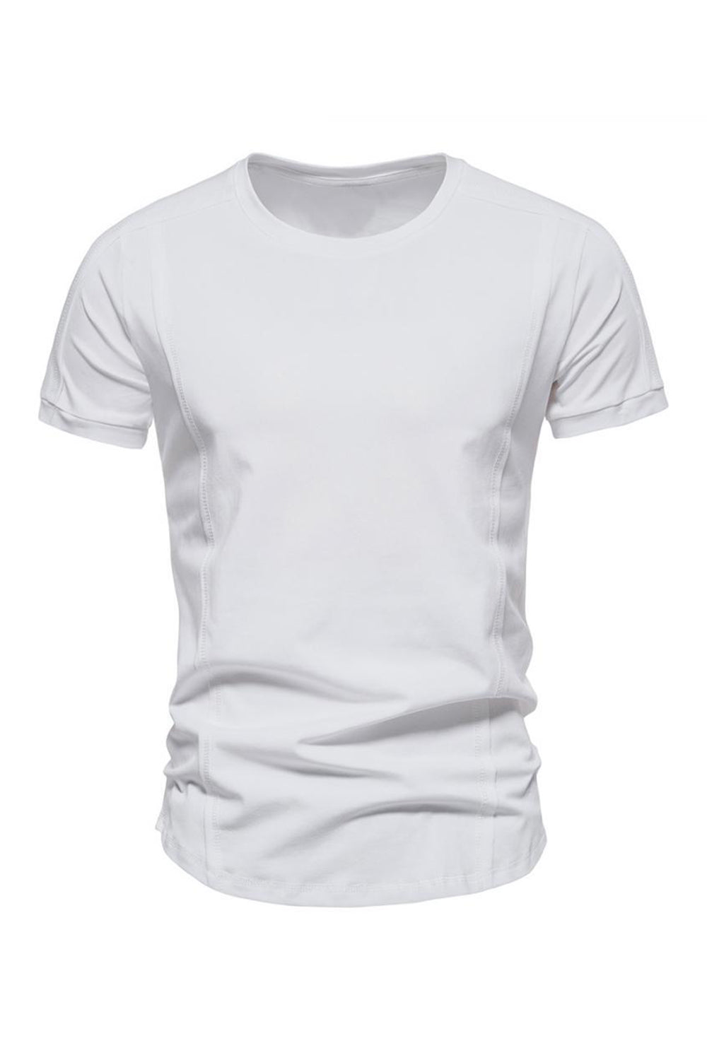 T-shirt d'été Slim Fit Noir pour homme