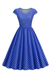 Robe Polka Dots Swing des années 50