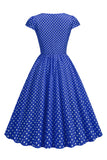 Robe Polka Dots Swing des années 50