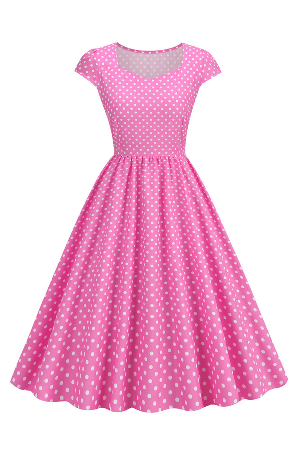 Robe Polka Dots Swing des années 50