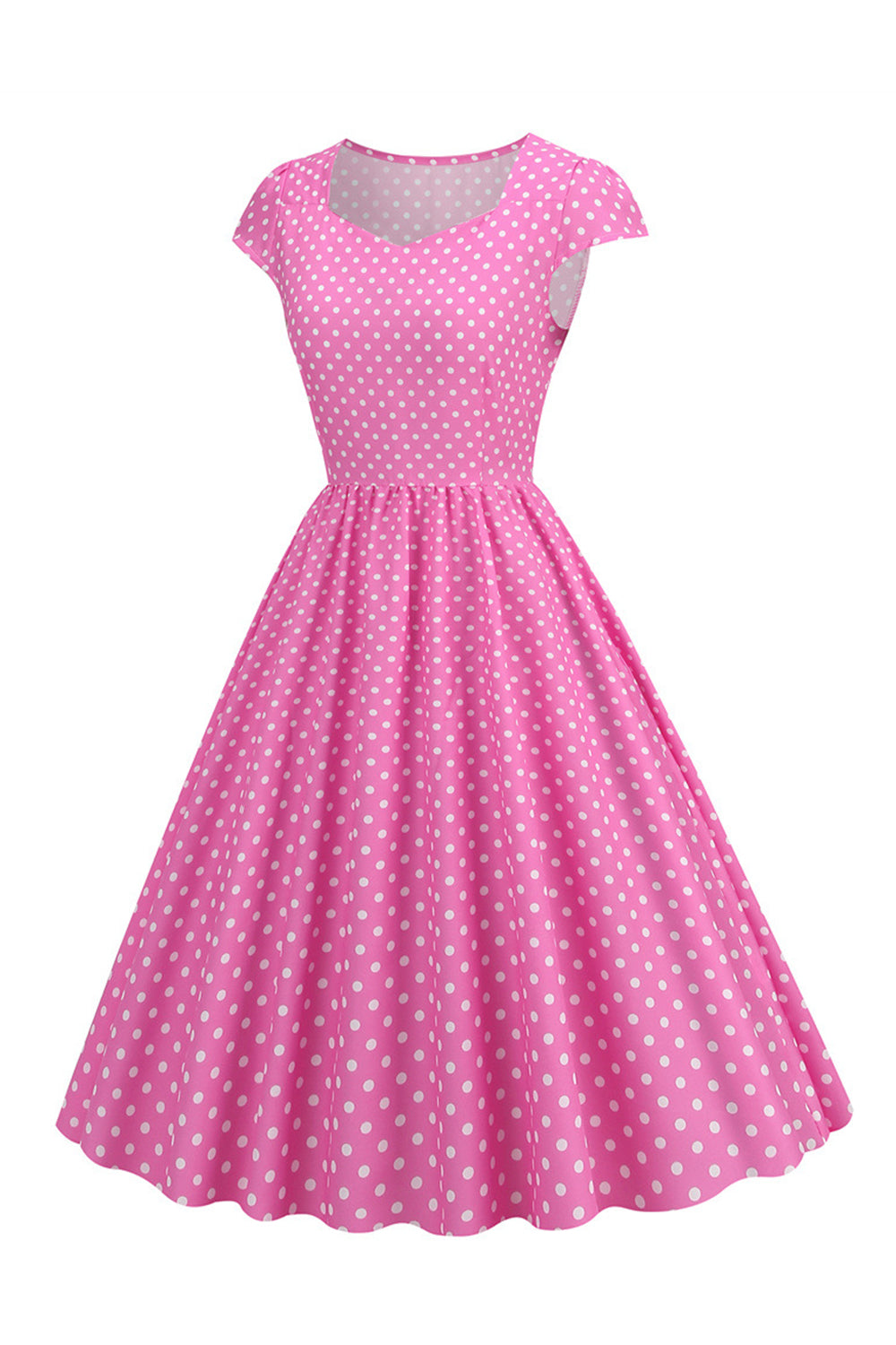 Robe Polka Dots Swing des années 50