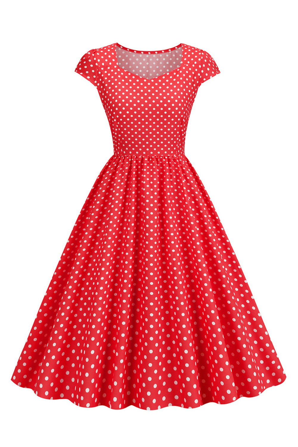 Robe Polka Dots Swing des années 50