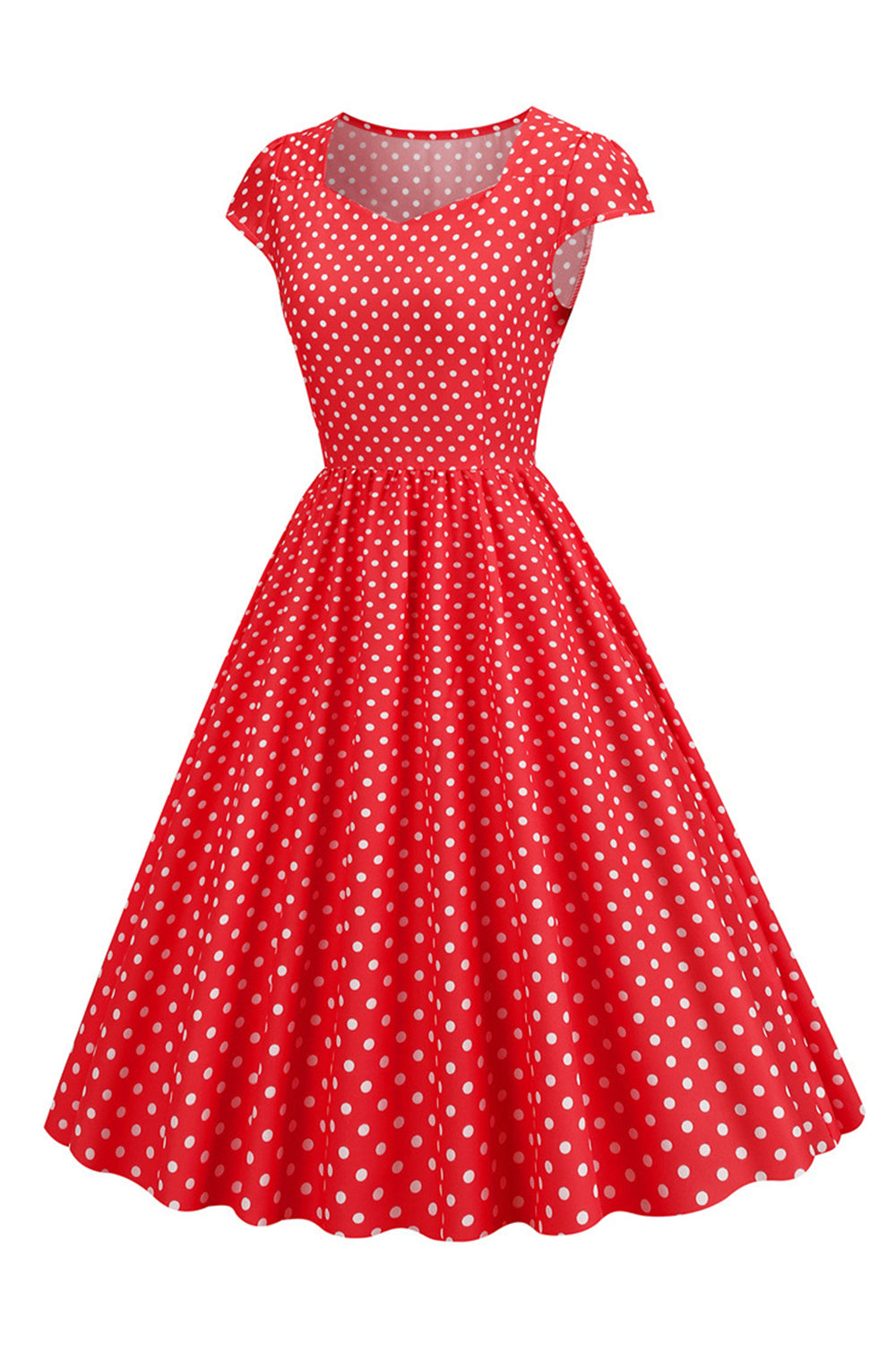 Robe Polka Dots Swing des années 50