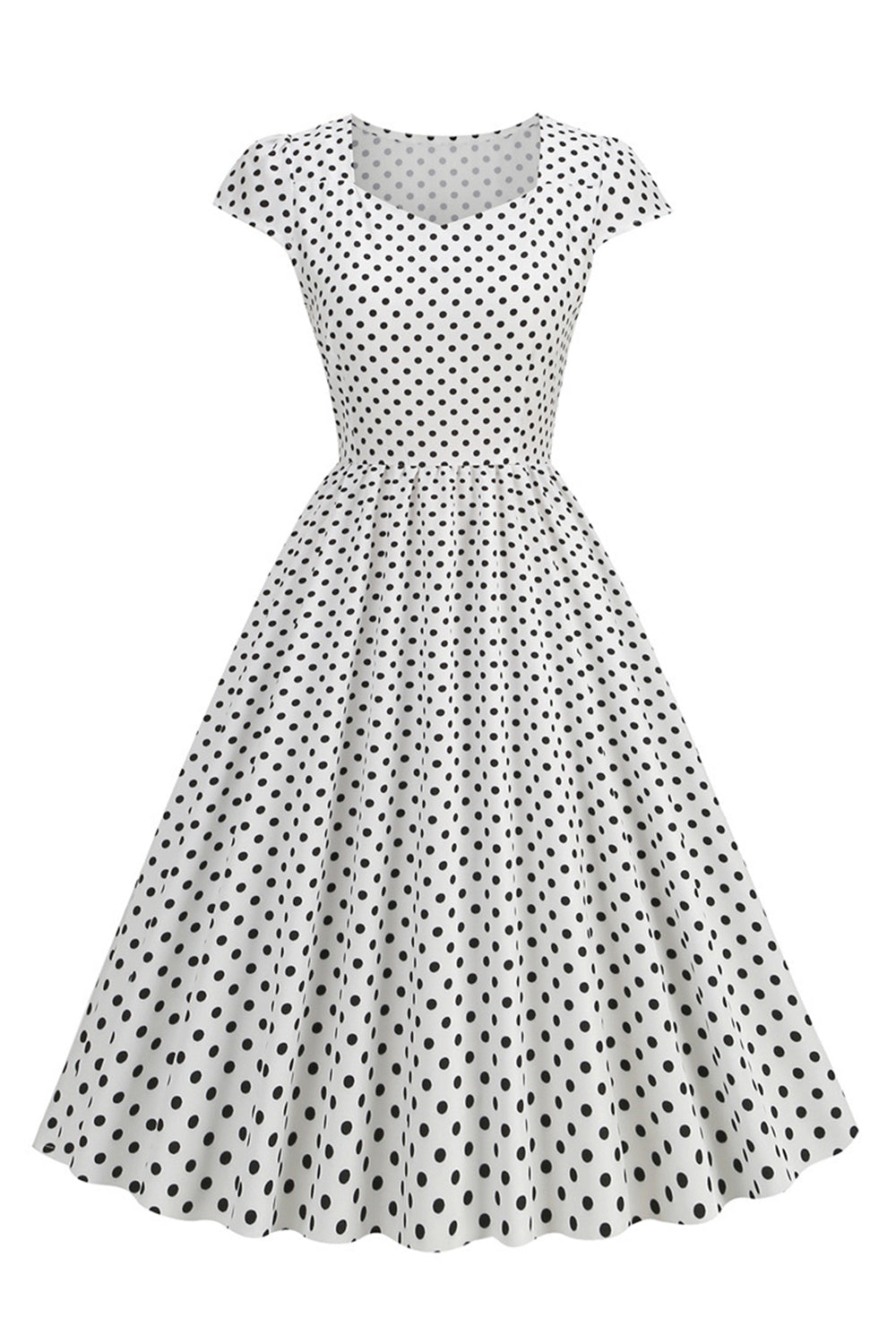 Robe Polka Dots Swing des années 50