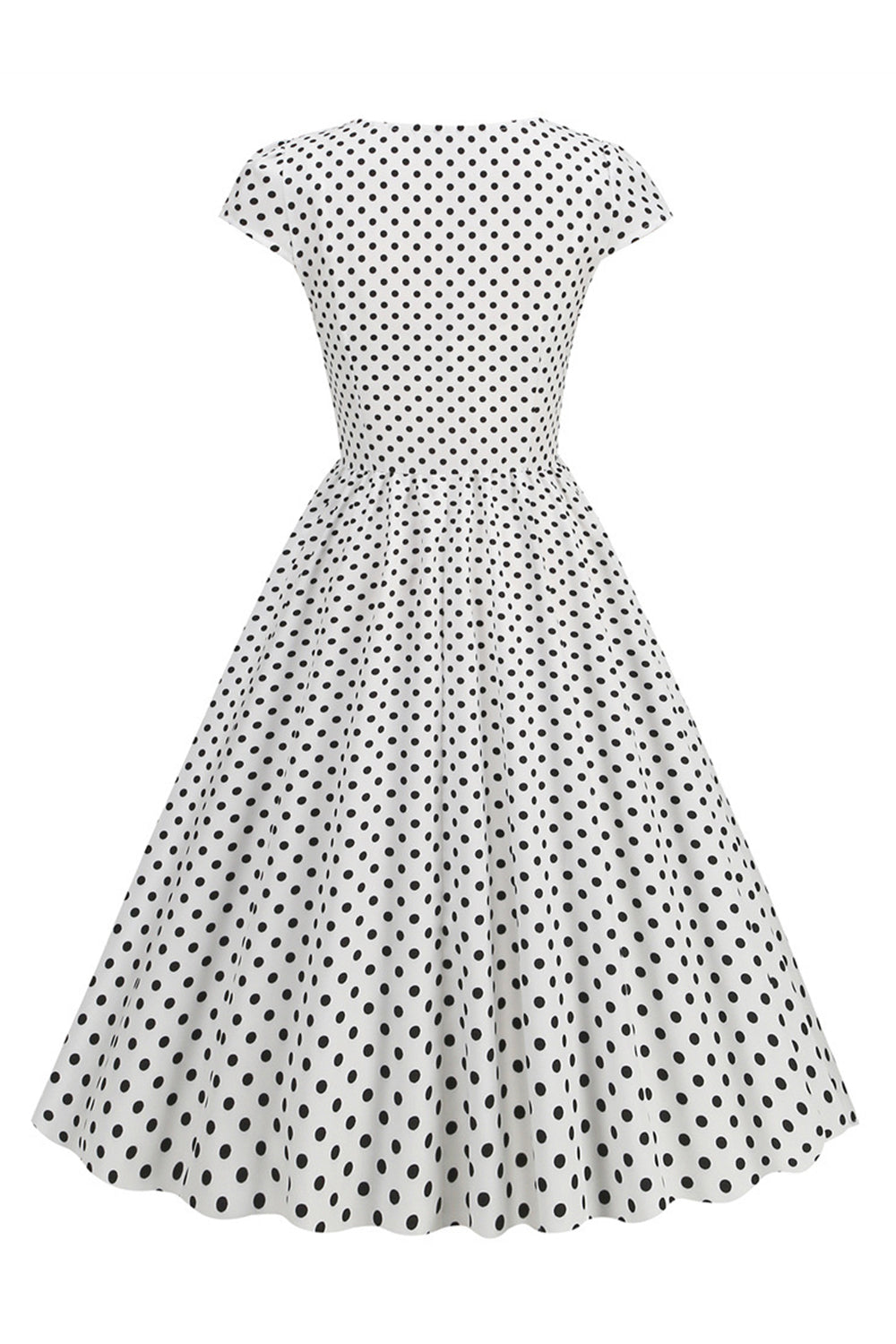 Robe Polka Dots Swing des années 50
