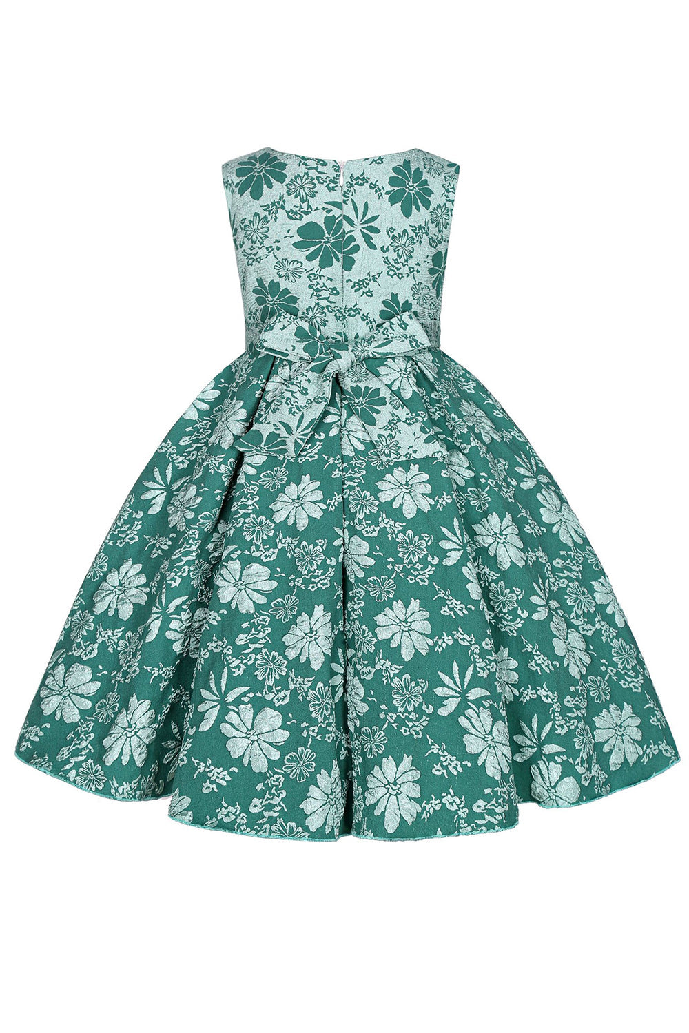 Jobiau mignon col rose Jacquard robe fille