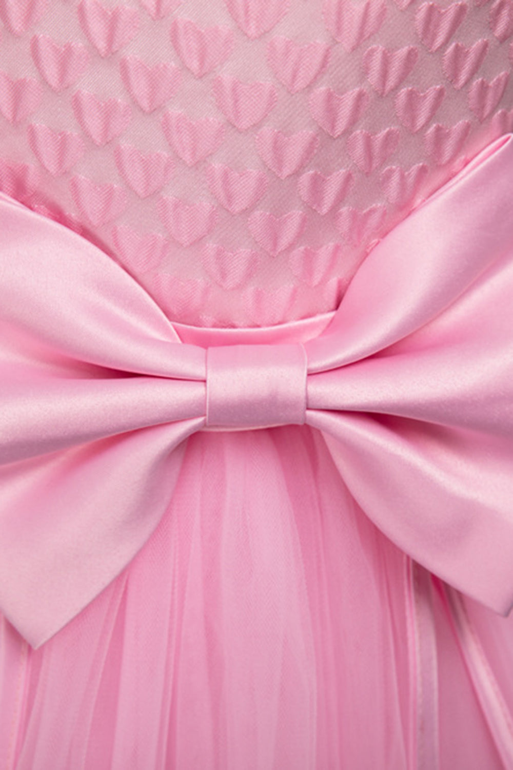 Robe longue longue de fille à col rond bleu