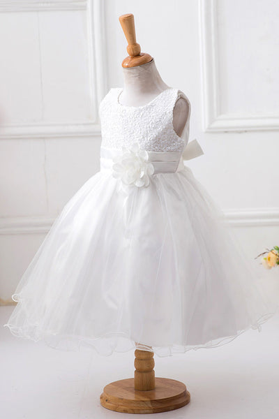 Robe Princesse Tulle Côtelé Bébé Fille - Nœud Papillon & Motif Dinosaure Mignon - 100% Coton Doux