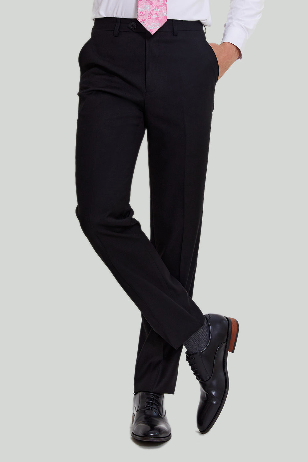 Blazer à revers cranté en satin noir Jacquard