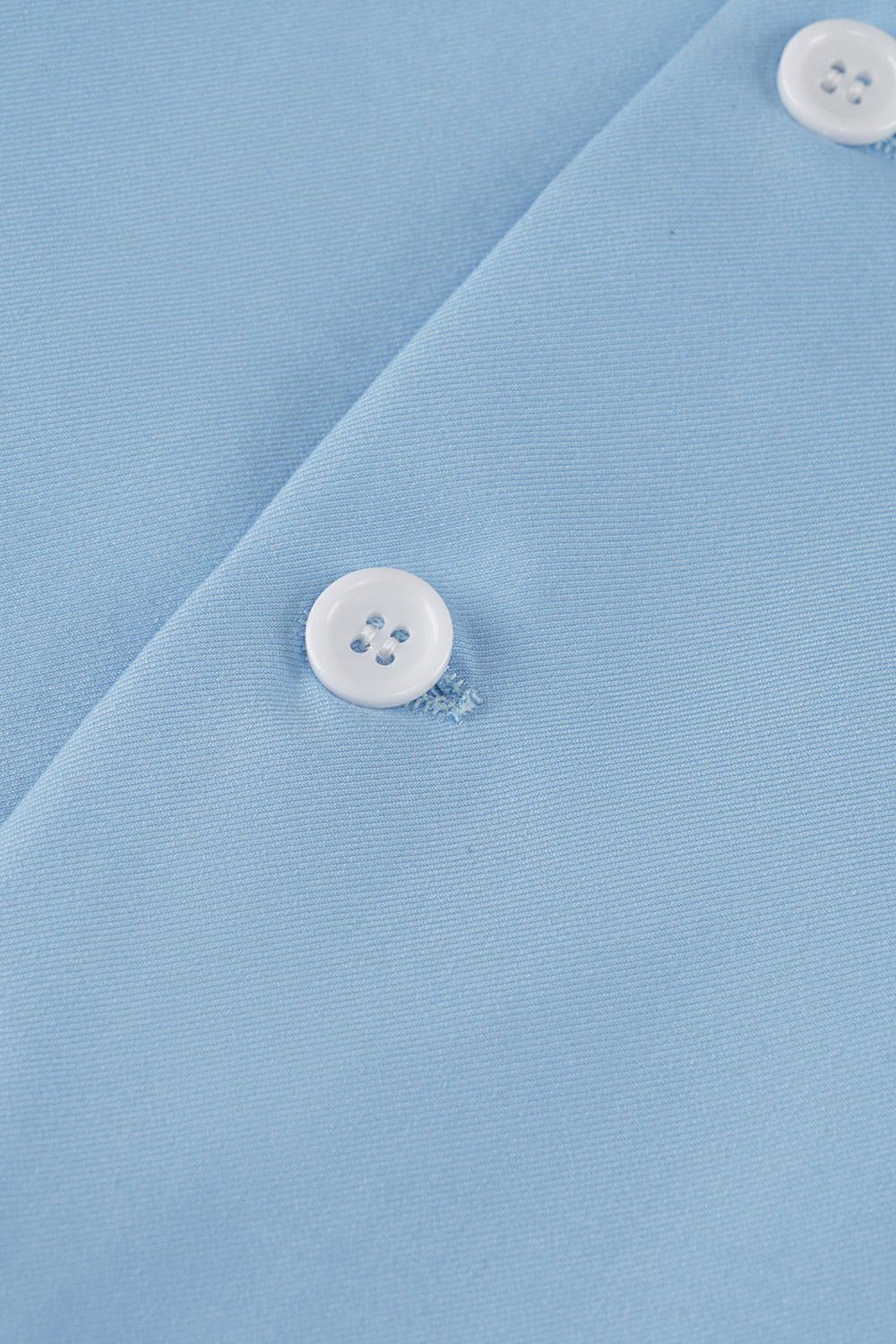 Bleu clair Single Breasted Shawl Lapel Veste de costume pour hommes