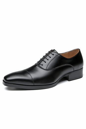 Chaussures formelles en cuir pour hommes noirs