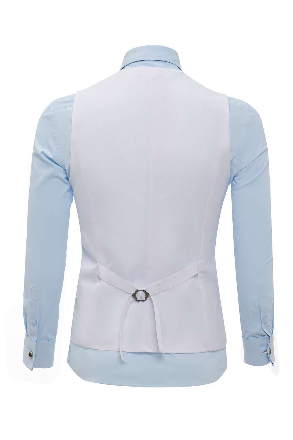 Burgundy Shawl Lapel Single Breasted Men’s Suit Vest