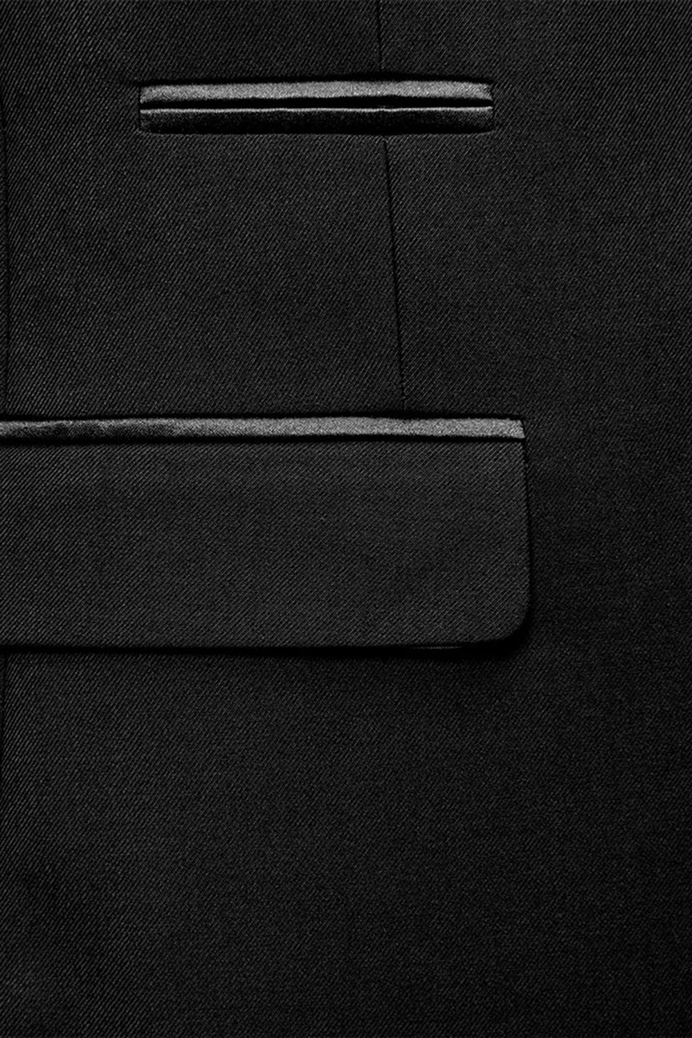 Gris Shawl Lapel Costumes 3 pièces pour hommes