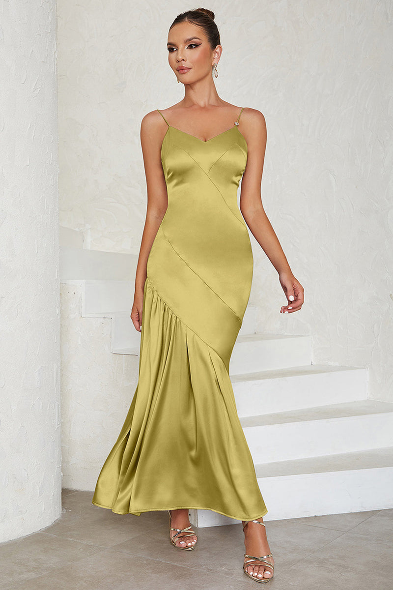 Robe de soirée discount jaune