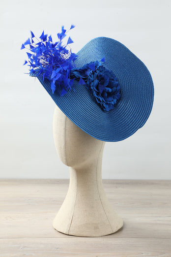 Chapeau bleu style années 20 pour femmes
