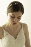 Grande perle poisson fil de soie Bandeau nuptiale Boucles d’oreilles