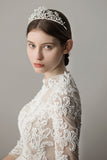 Couronne nuptiale de fleur de flocon de neige perle