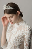 Couronne nuptiale de fleur de flocon de neige perle