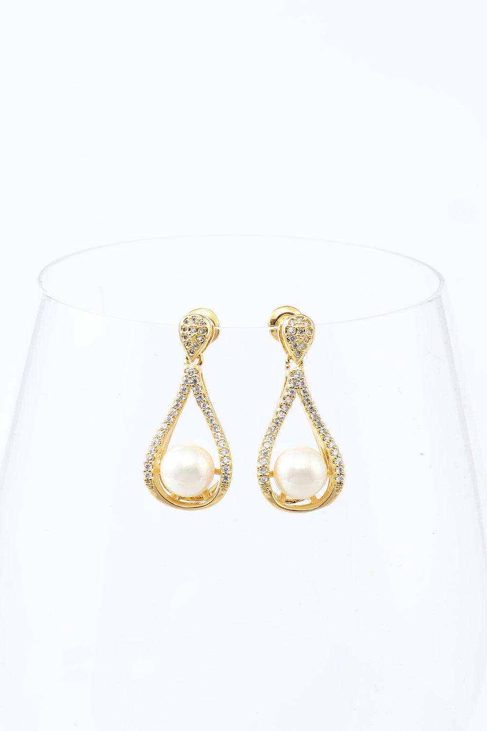 Boucles d’oreilles Pearl Water Drop