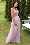 Blush Tulle & Sequins Robe de bal