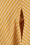 Rayures Manches Courtes 50s Swing Robe