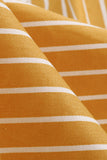 Rayures Manches Courtes 50s Swing Robe
