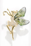 Broche d’ange à ailes transparentes