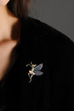 Broche d’ange à ailes transparentes