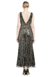 Sequin col V Midi 1920s Flapper Robe Flapper