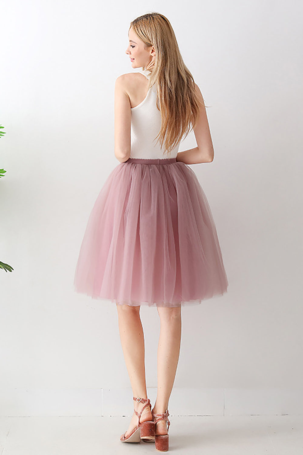 Jupe Tutu en tulle élastique classique à 5 couches