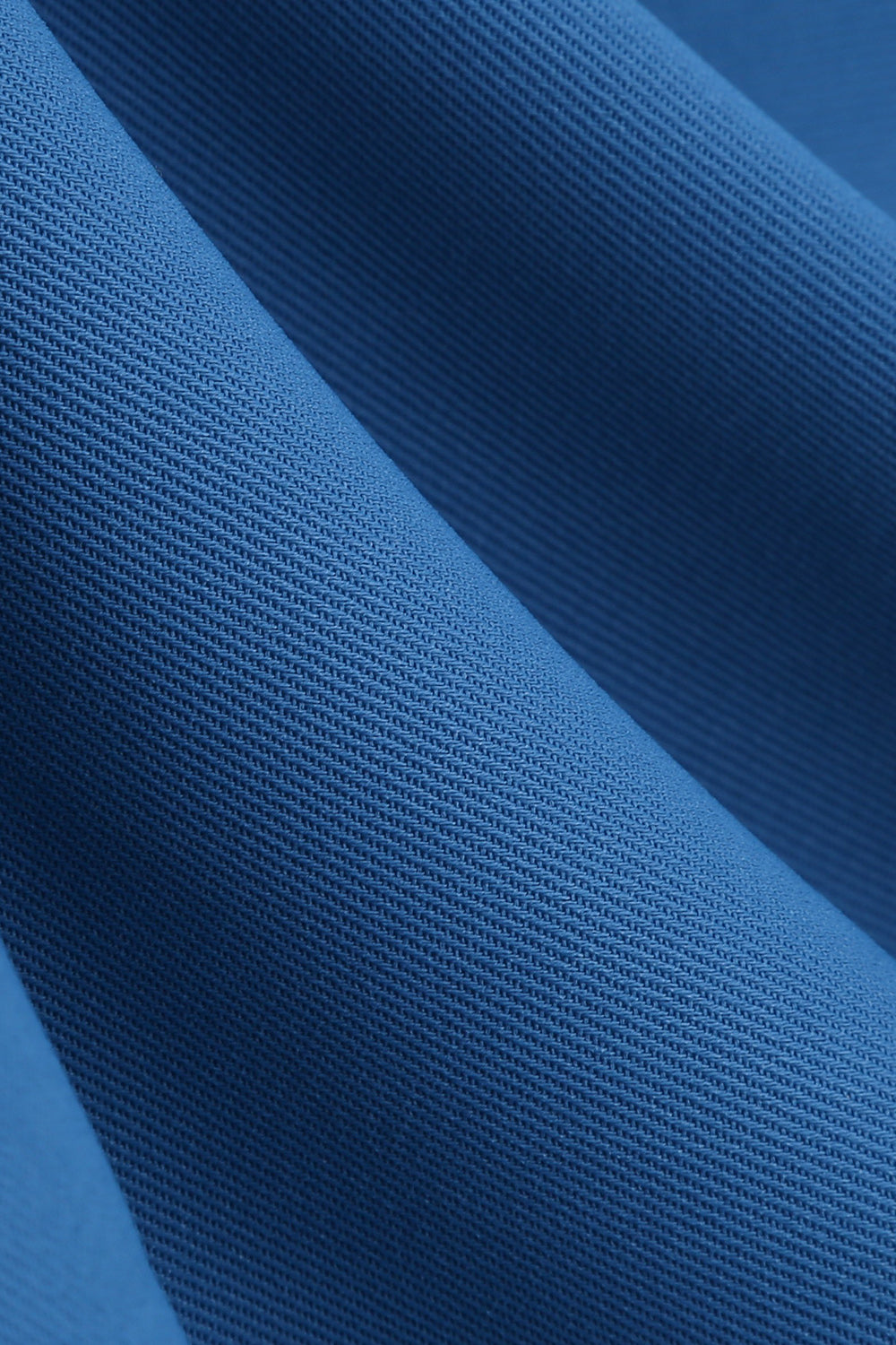 Robe Hepburn Style Halter Neck Bleu Années 50