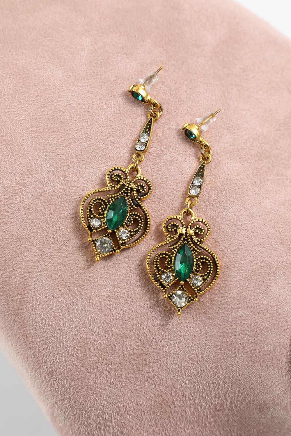 Quatre pièces vertes Ensemble d’accessoires de fête des années 20