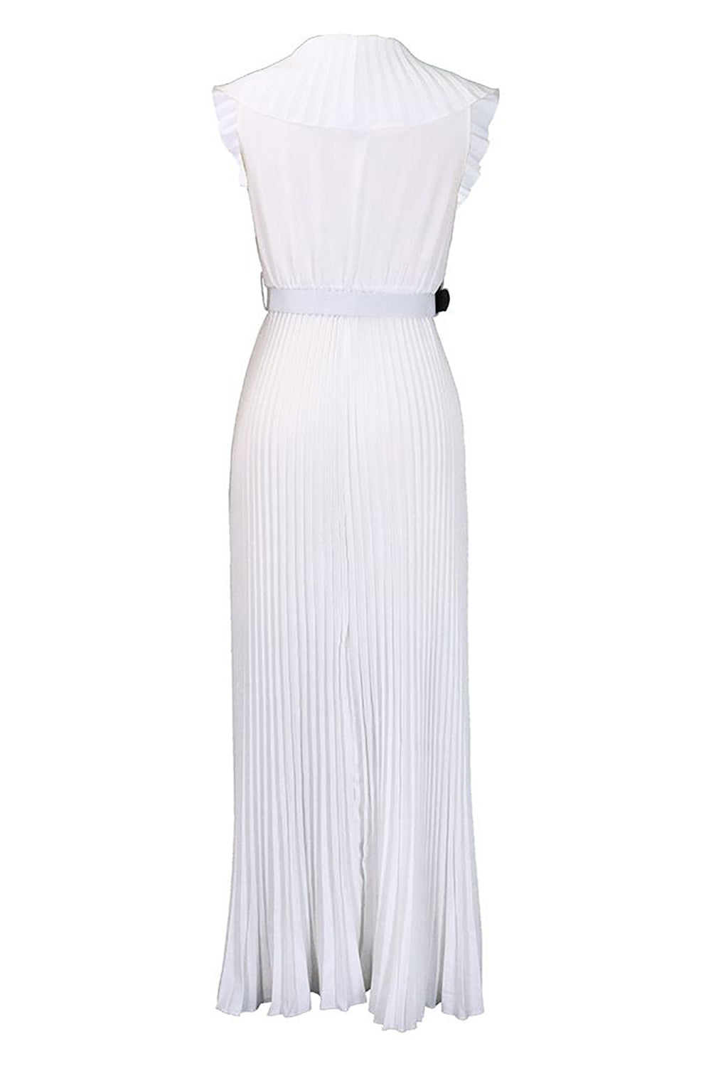 Plus Taille Purple Plissée Robe d’invité de mariage longue