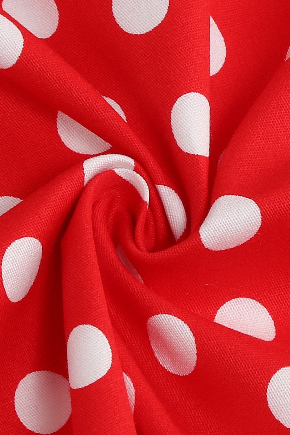 Robe rouge à pois Halter des années 50
