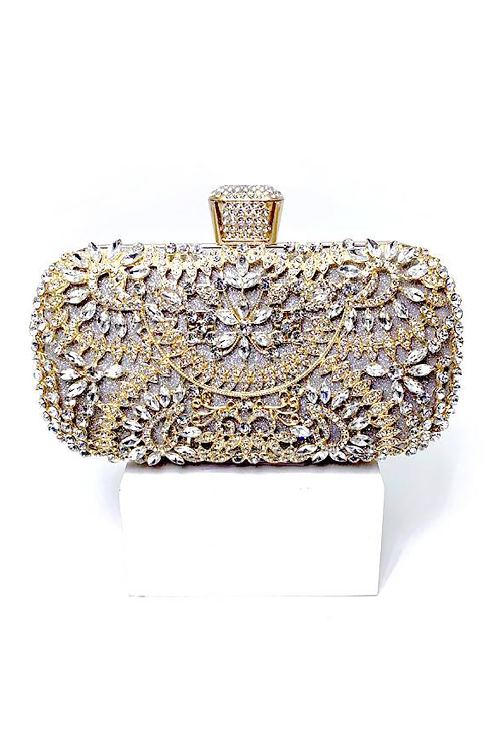 Sac à main Soirée Soirée Noire Strass Scintillants