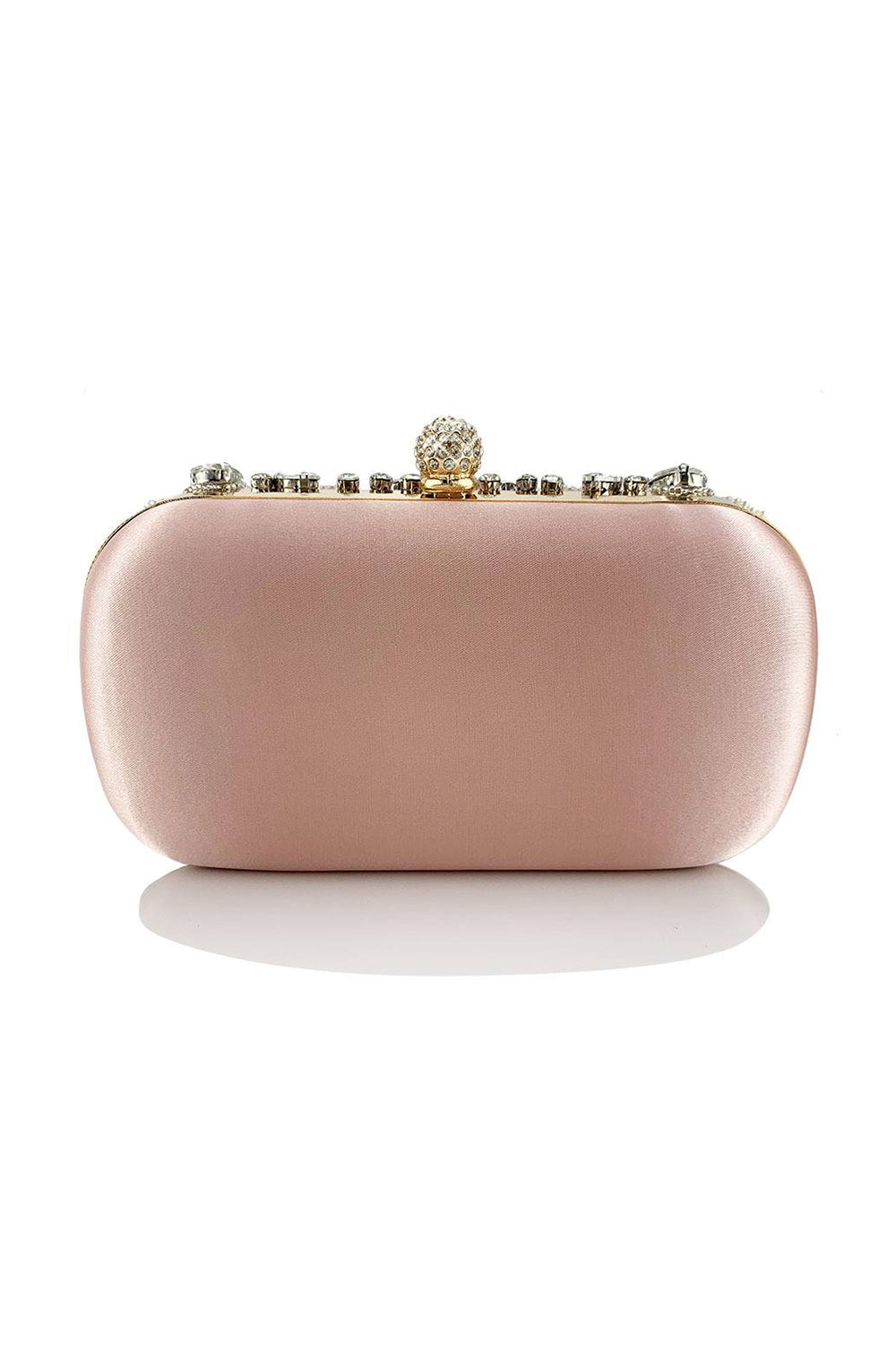 Pochette de soirée noire scintillante avec strass