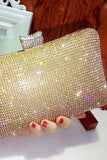 Sac à main de soirée en strass noir