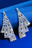 Boucles d’oreilles argent strass