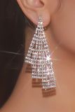 Boucles d’oreilles argent strass