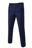 Costumes des années 20 pour hommes à revers cranté bleu foncé avec ensemble d’accessoires