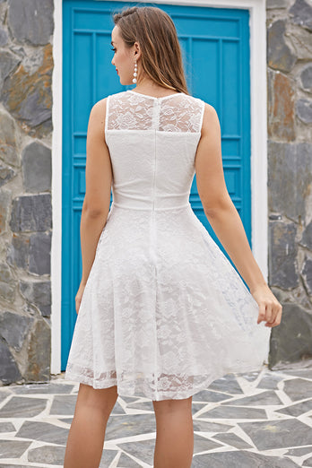 Pointe limitée dans le temps pour robe en dentelle blanche (1 pc - Style et couleur aléatoires)