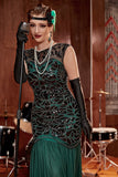 Rétro Robe de Soirée Années 20 A Paillettes