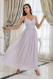 Robe de bal À paillettes grise a-line