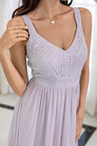 Robe de bal À paillettes grise a-line