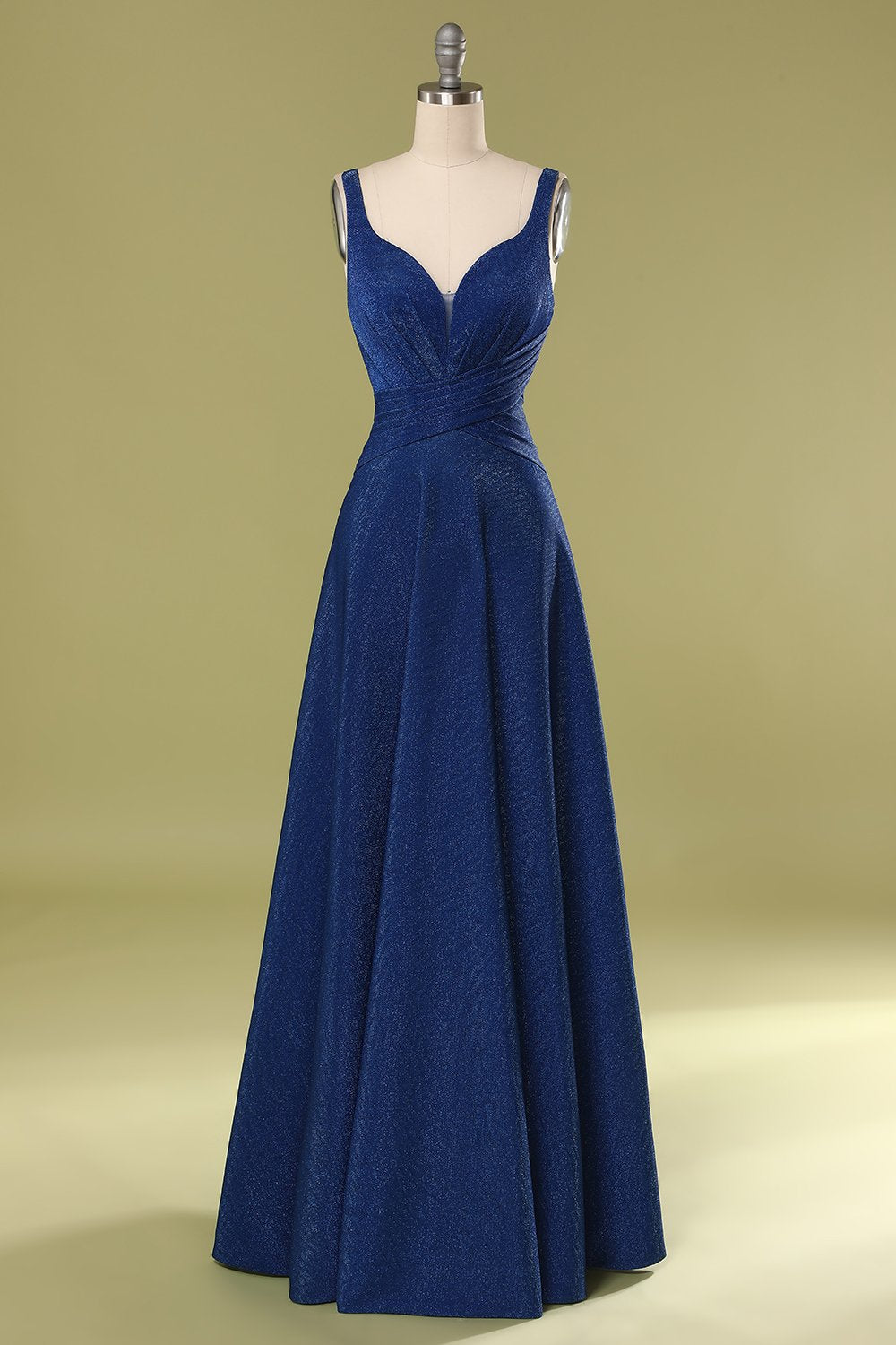 Robe de bal longue bleu royal