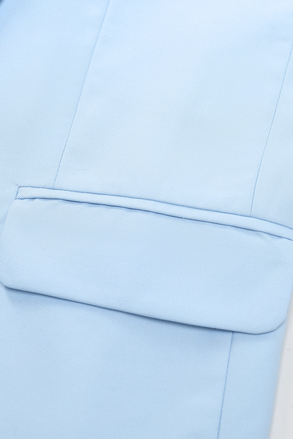 Light Blue Peak Lapel 2 pièces Costumes de bal pour hommes