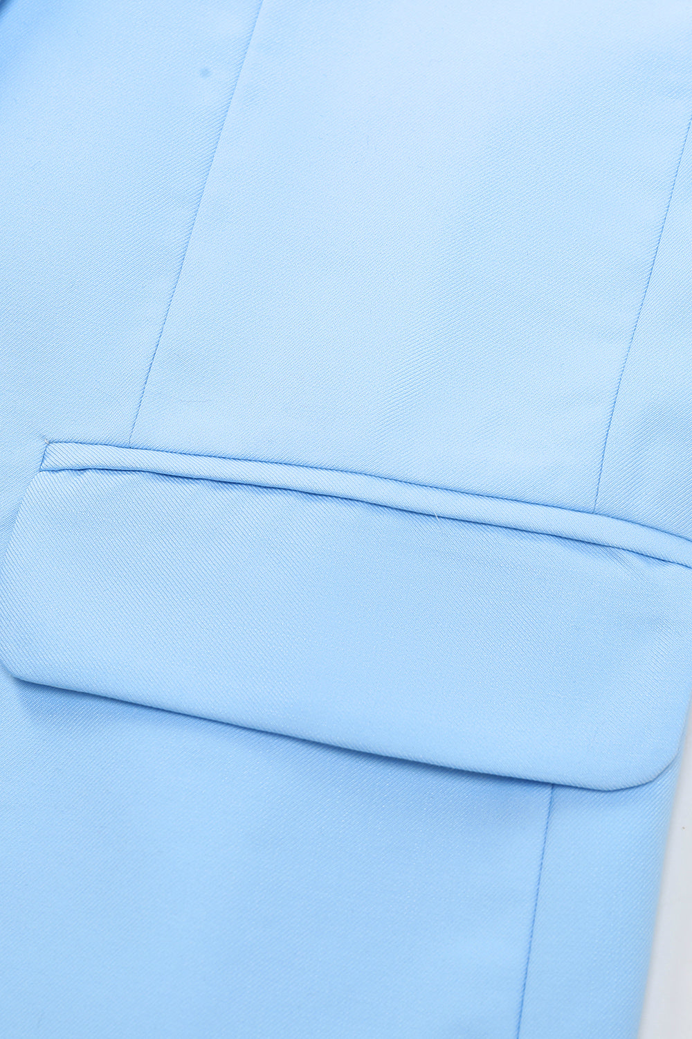 Peak Lapel Single Breasted Sky Blue Costume de bal pour hommes