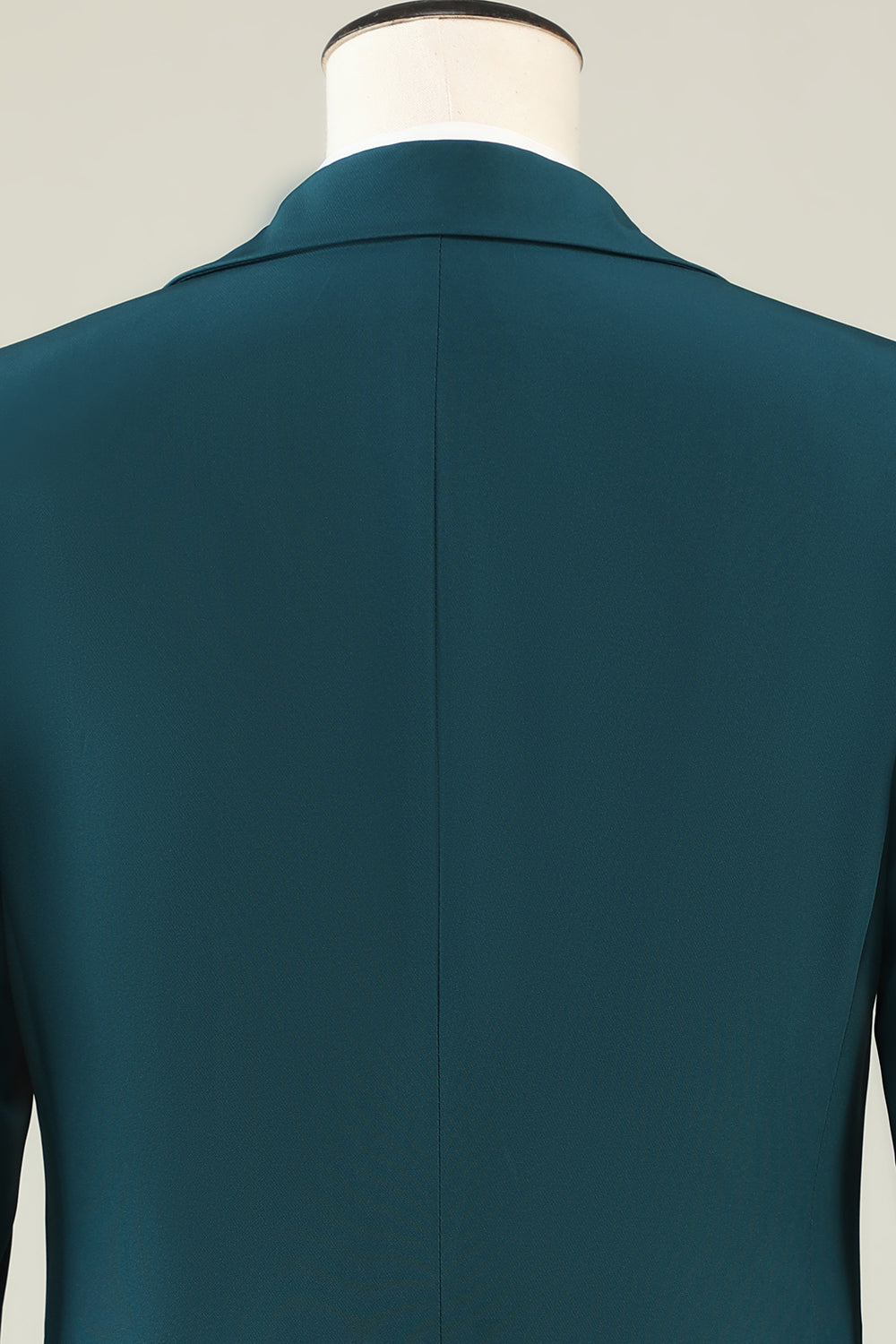 Revers cranté vert foncé 3 pièces costumes de bal pour hommes