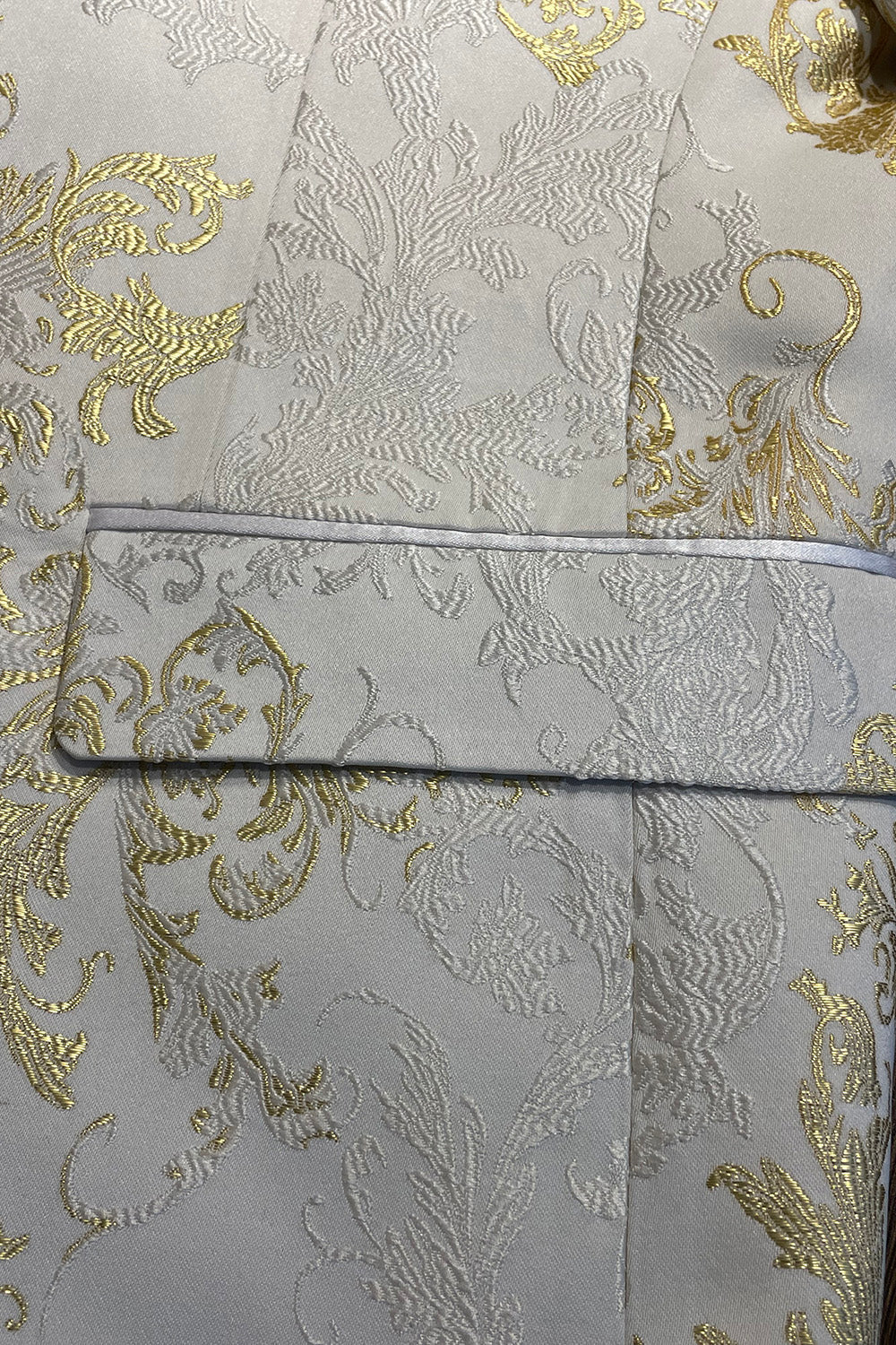 Champagne Peak Lapel Paillettes Blazer de bal pour hommes